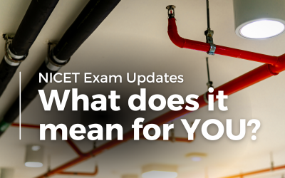 NICET is updating their Water-Based Layout exams – What does this mean for you?