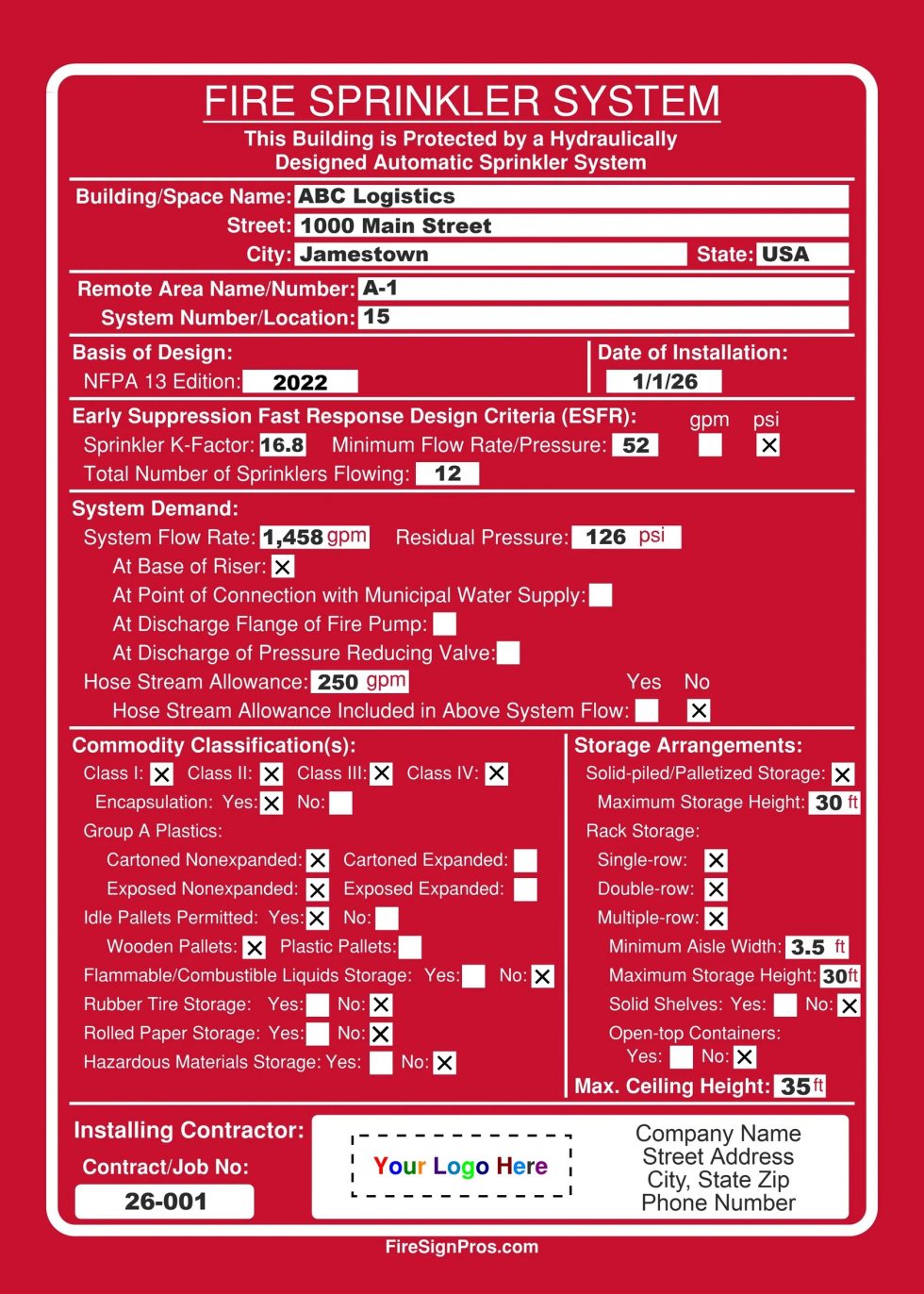 Fire Sprinklers - Fire Tech