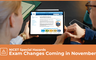 NICET Special Hazards – Exam Changes Coming in November